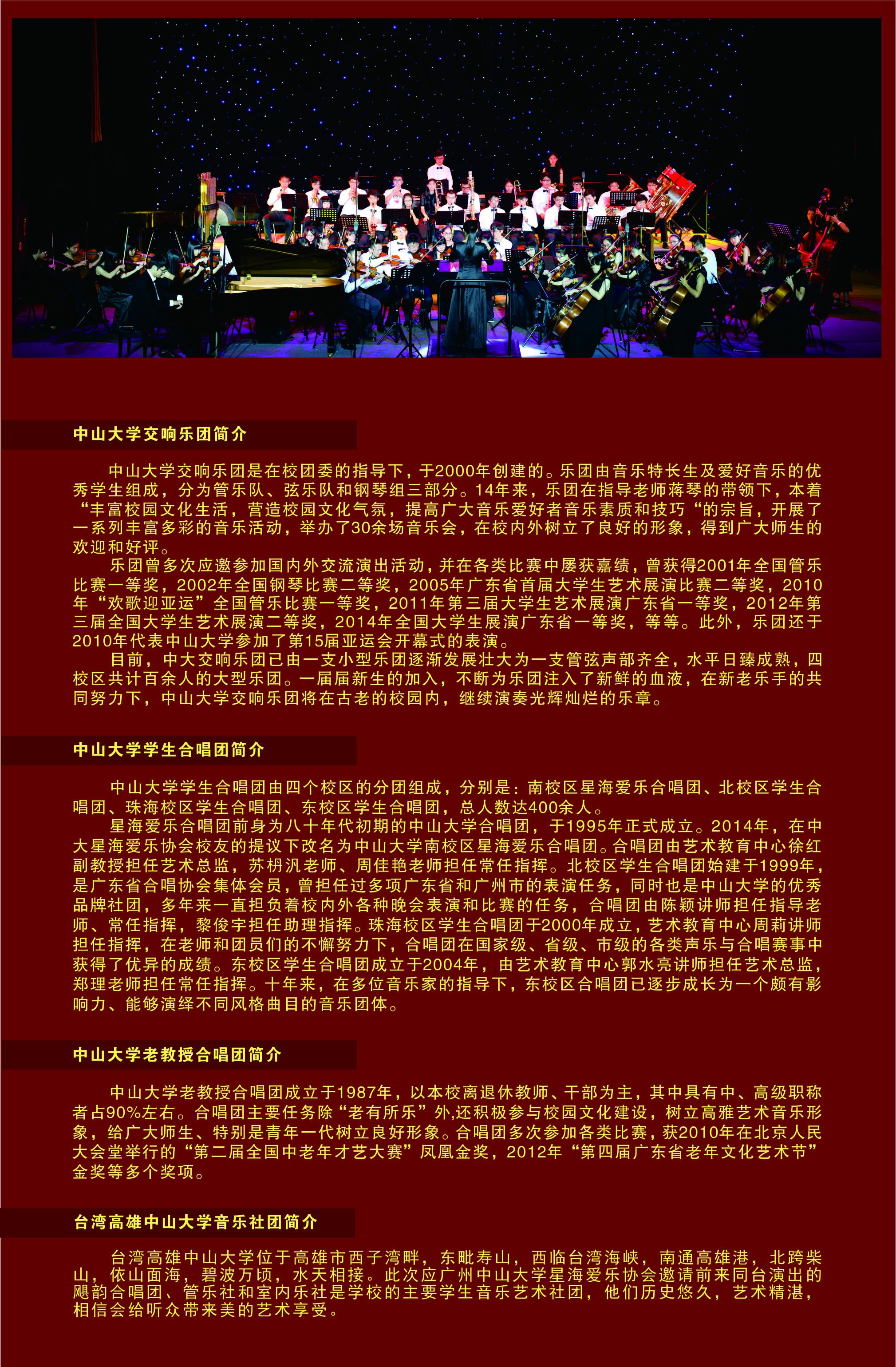 庆祝孙中山先生创办304永利90周年交响音乐会节目单